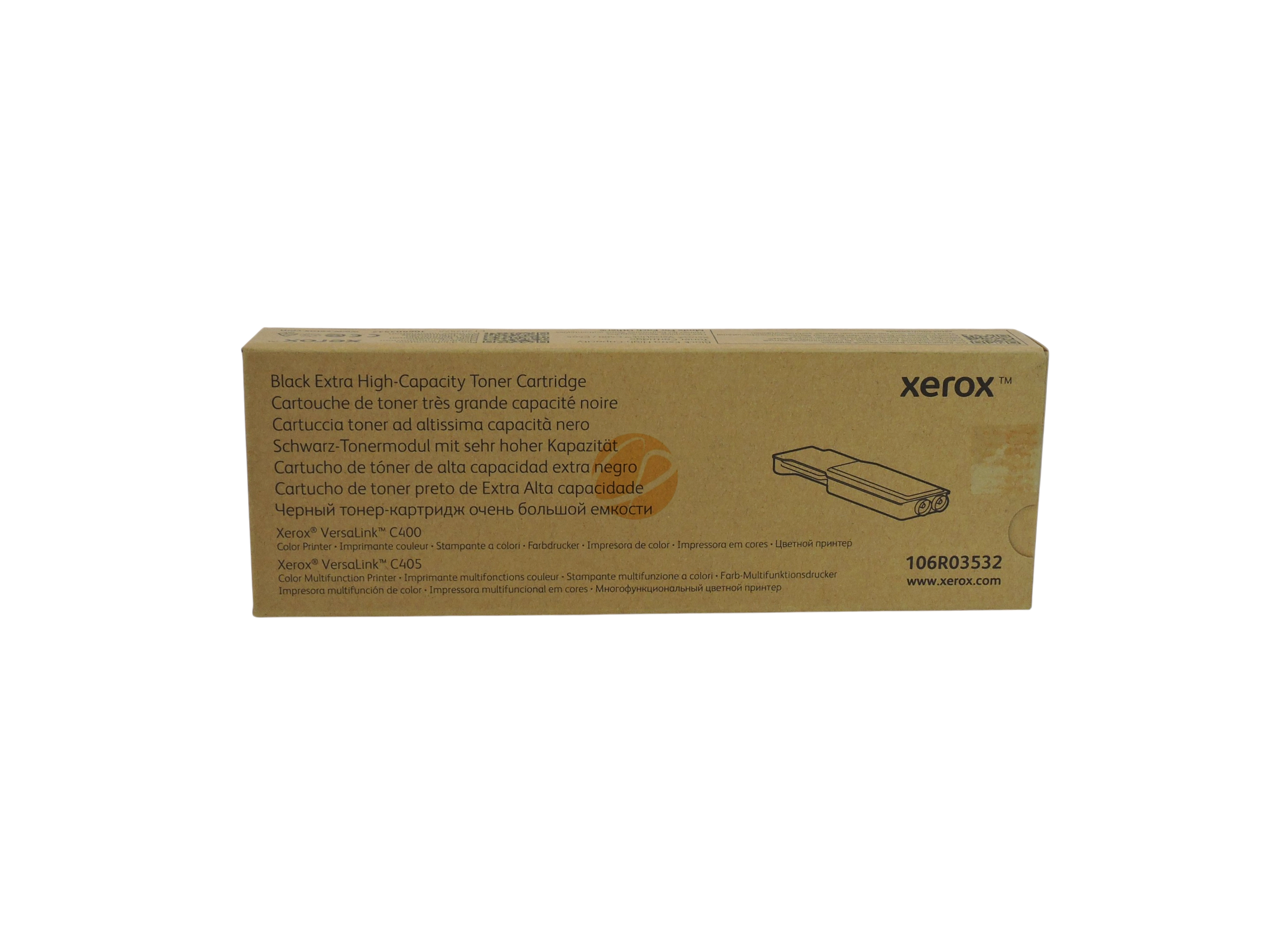 Cartucho de toner negro original Xerox 106R03532 de Compras Perfectas para impresoras VersaLink C400 y C405